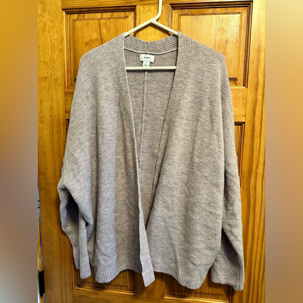 Lilac Open Front Old Navy Cardigan Women’s Size XL